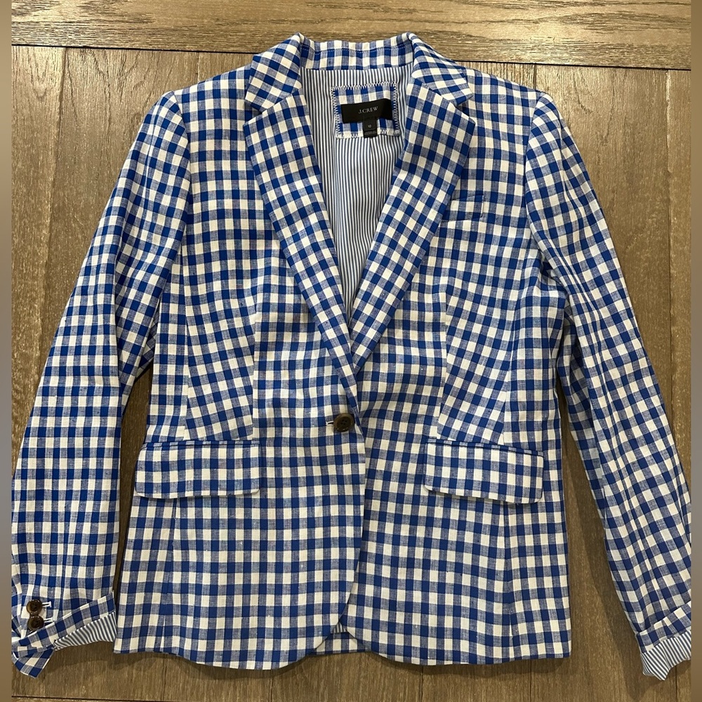 Jcrew linen blazer